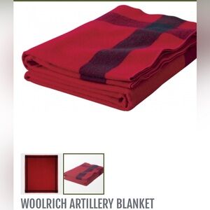 Woolrich Artillery blanket NWT